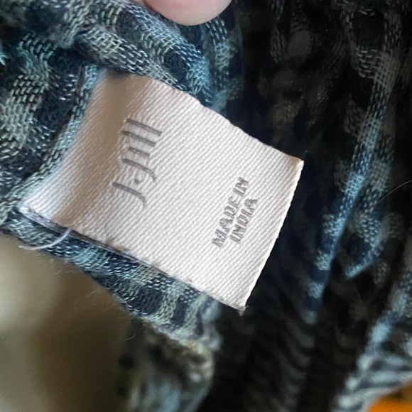 J. Jill Multicolor Plaid Infinity Scarf - Picture 2 of 5